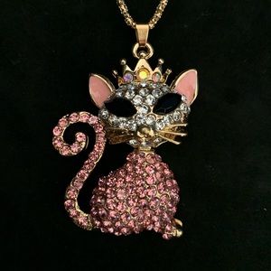Betsey Johnson Cat Necklace